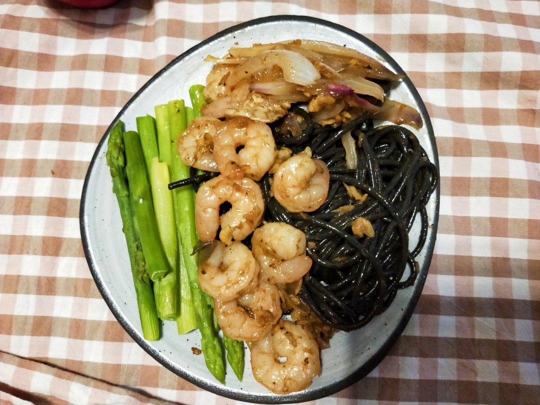 减脂|美味又低脂的虾油虾仁意大利面
