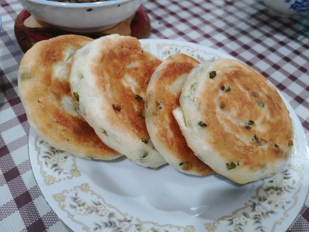 黄油葱香烙饼（发面）