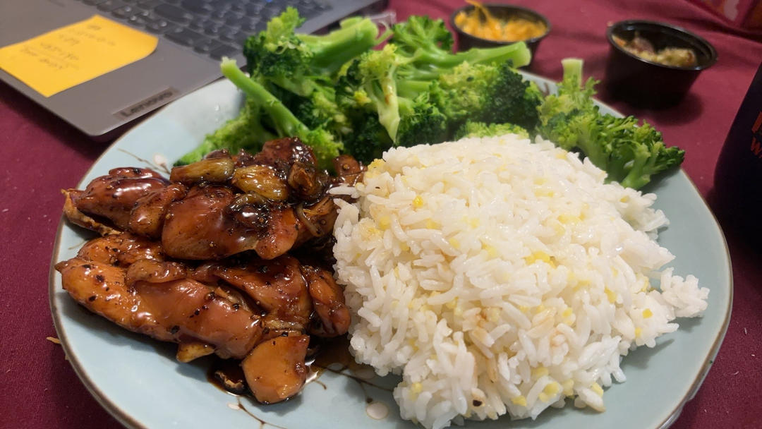 照烧鸡腿饭