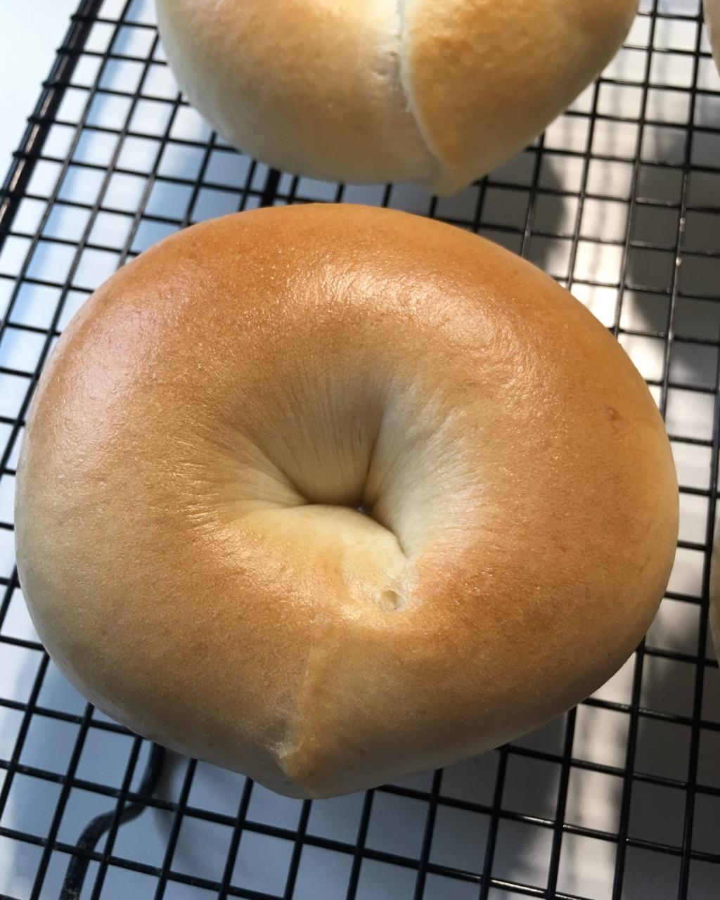 咸蛋黄肉松海苔贝果