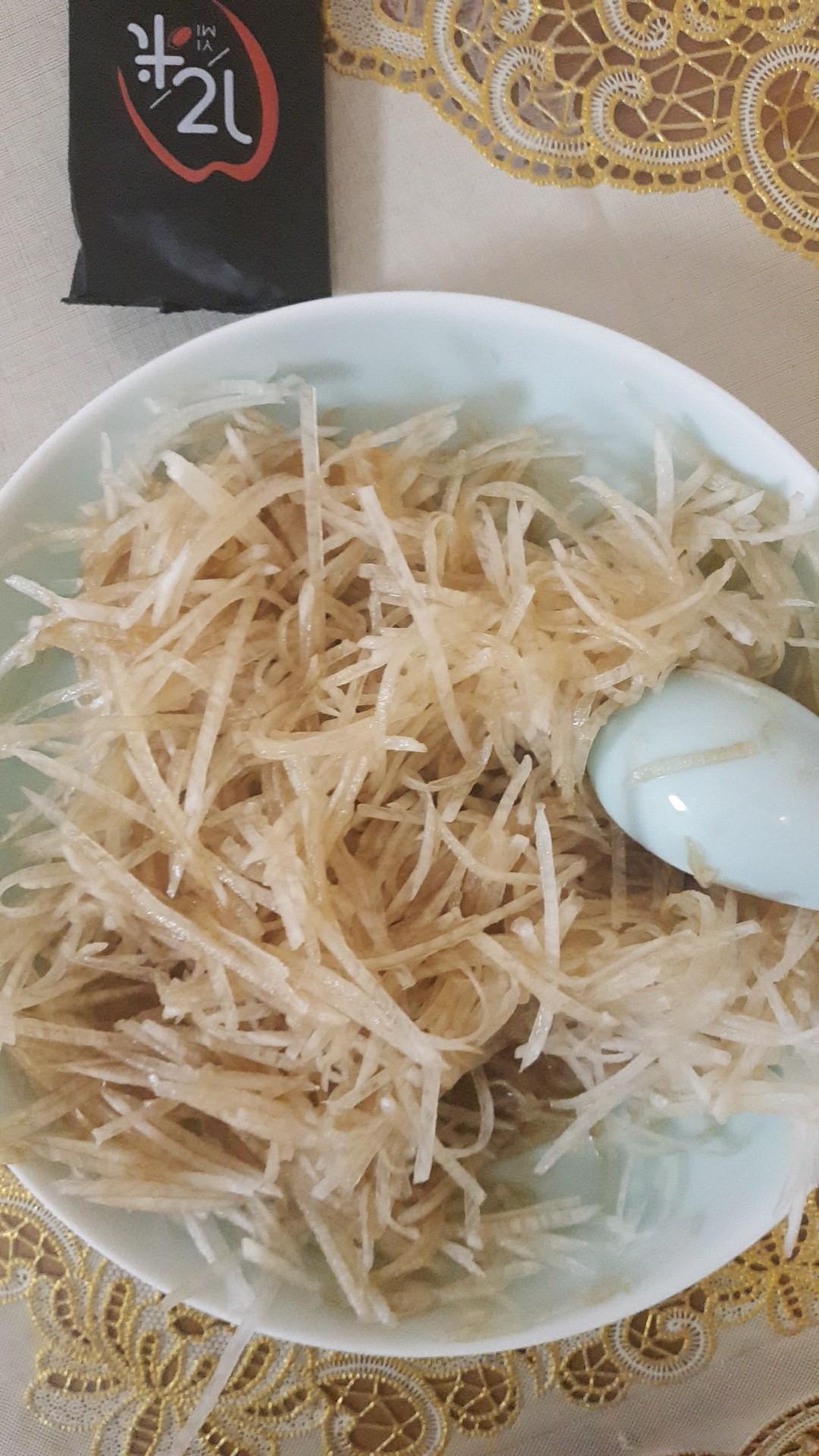 治感冒凉菜糖醋白萝卜丝