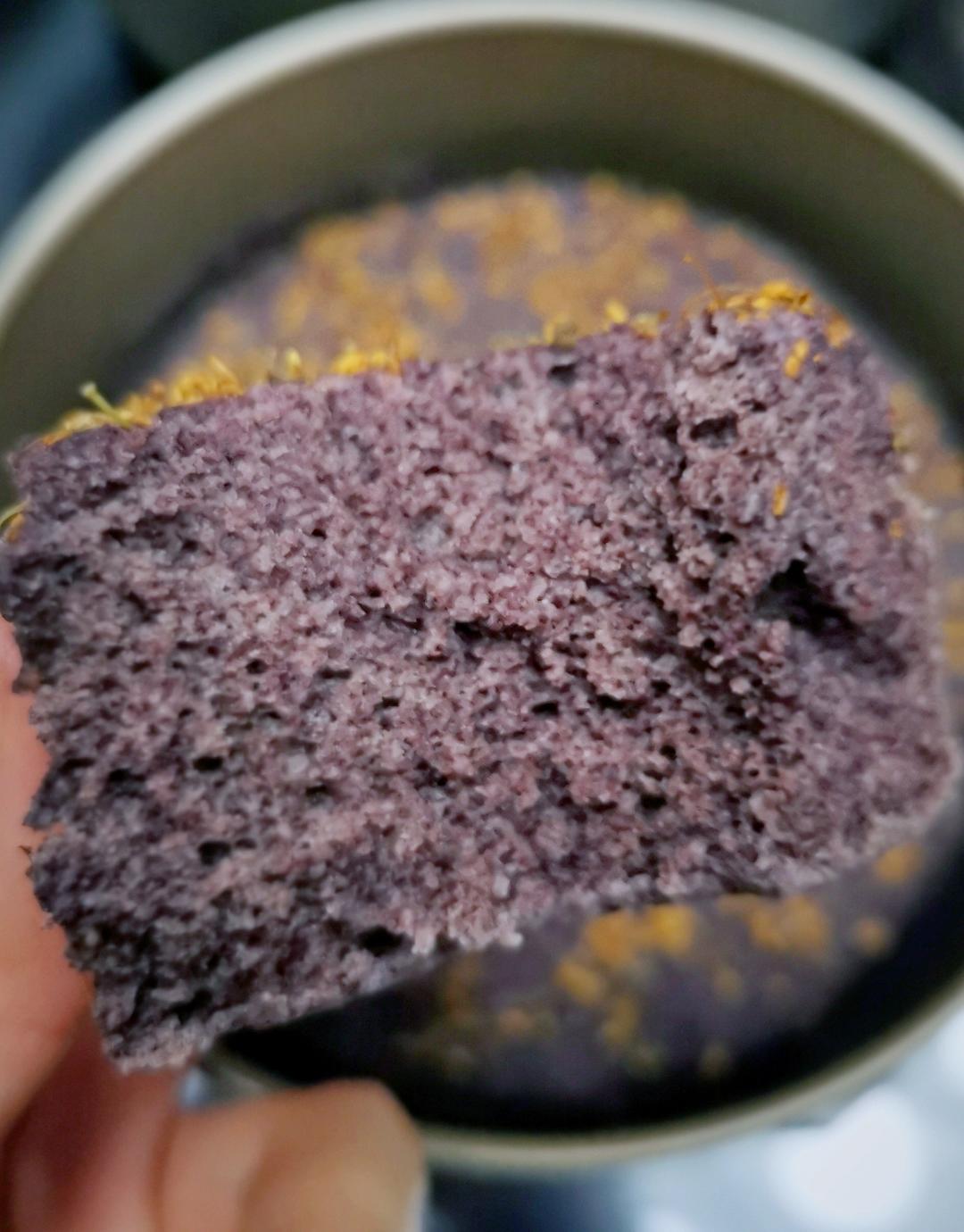 香甜软糯的黑米糕