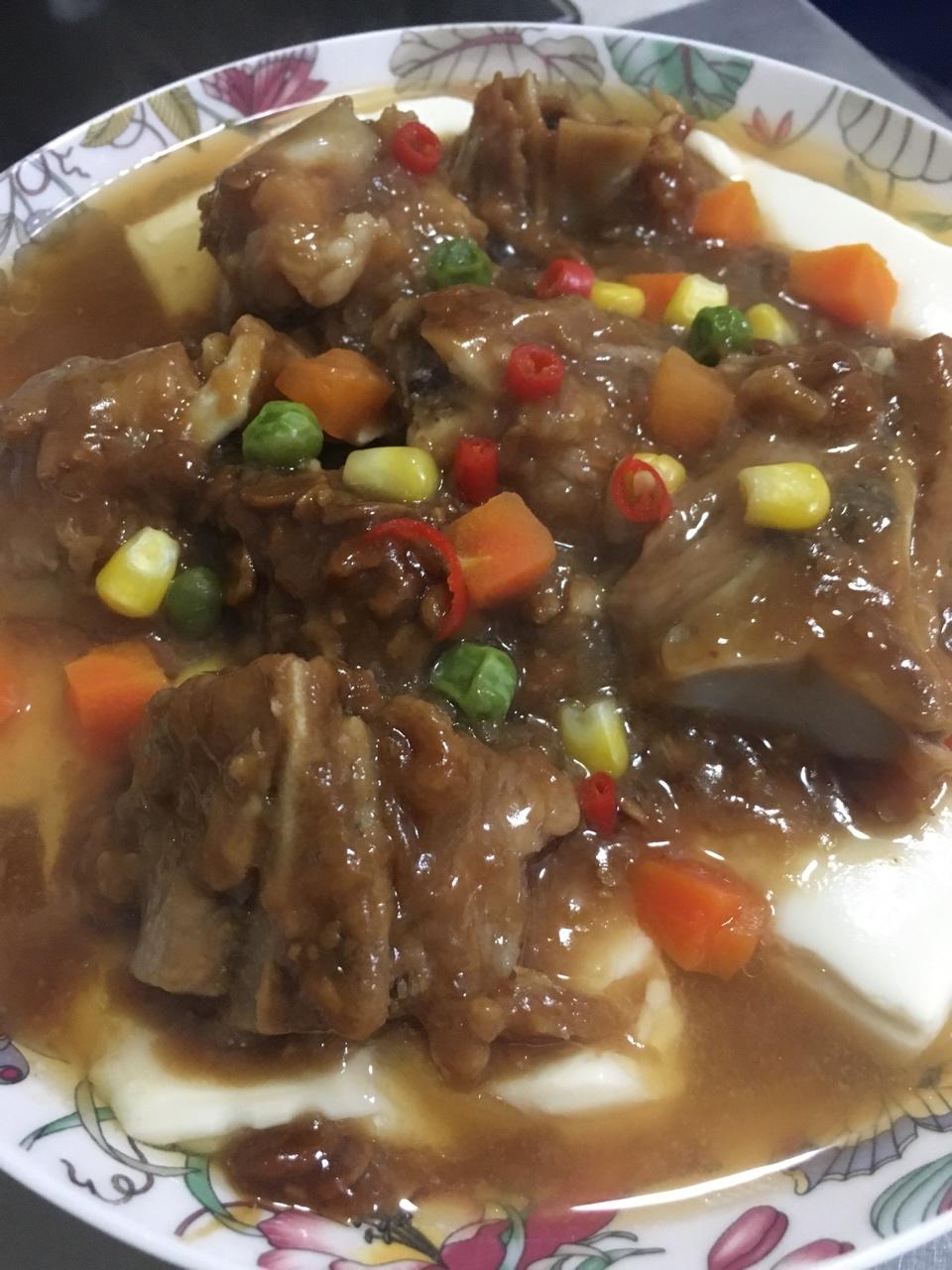 排骨蒸豆腐