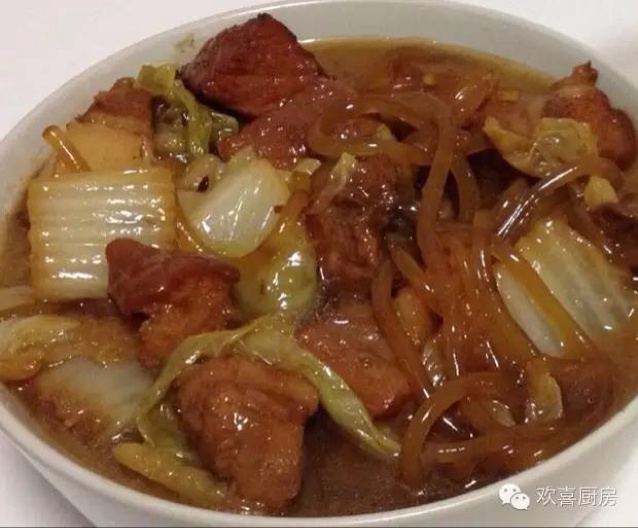 白菜猪肉炖粉条
