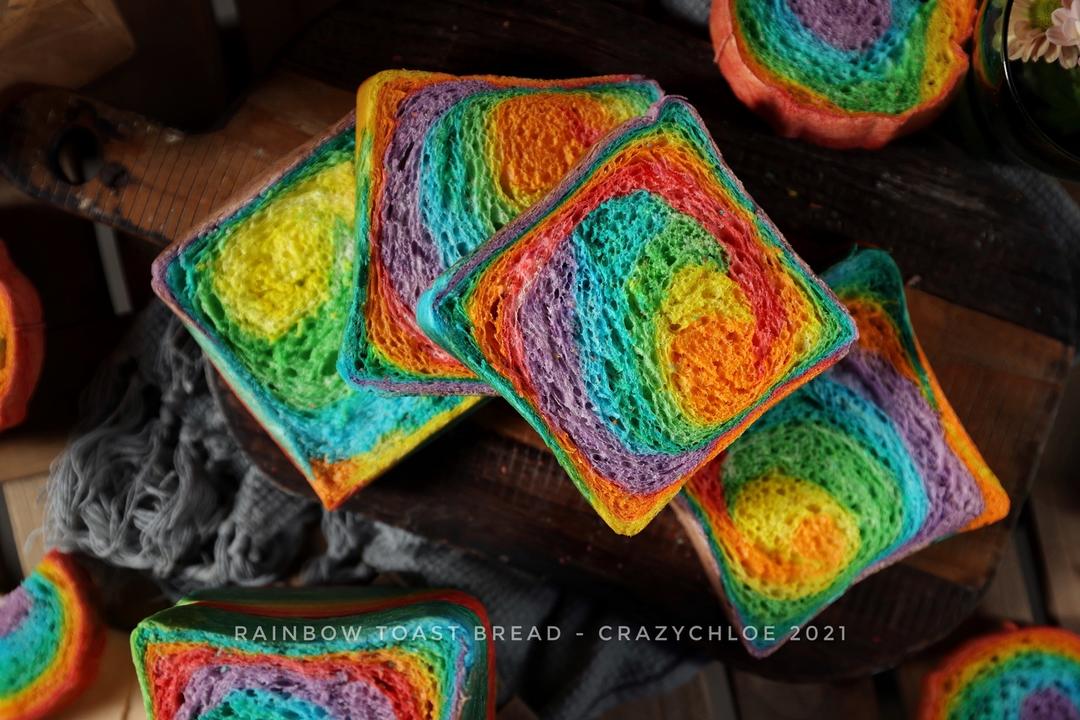 七色彩虹🌈吐司