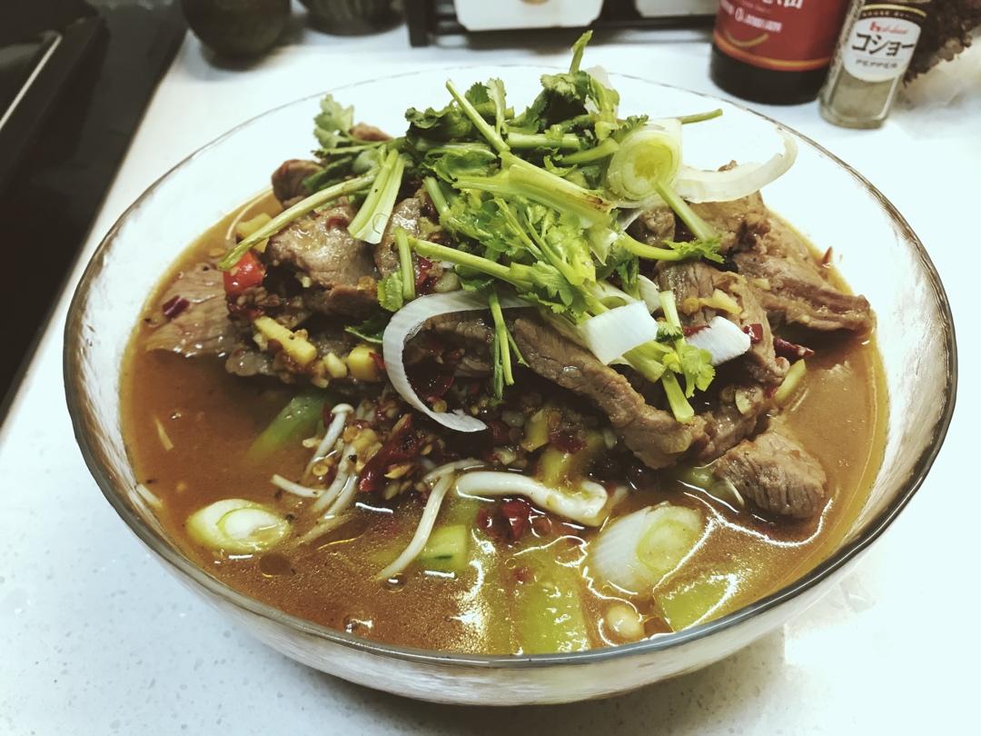 水煮牛肉（详细带图-家庭版）