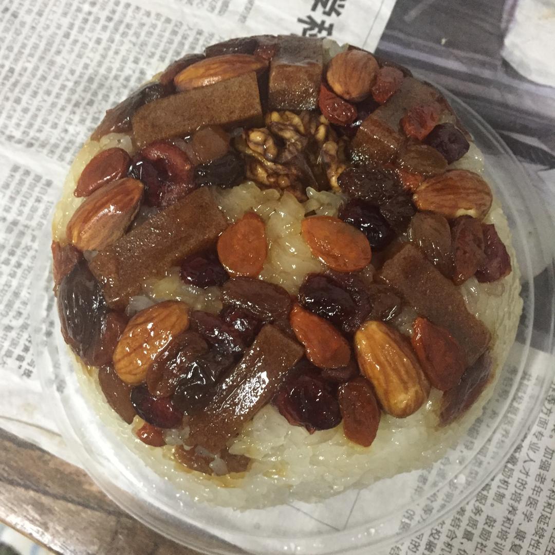 【猪油夹沙八宝饭】古法蒸糯米