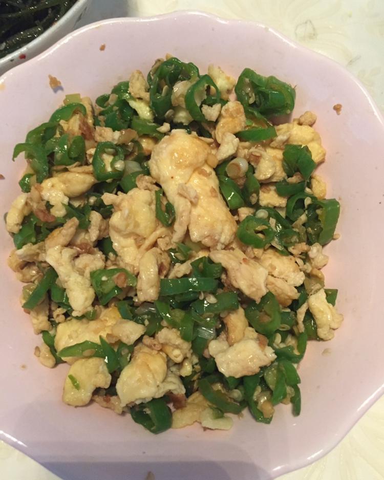 厨师长教你：“青椒炒鸡蛋”的家常做法 ,非常下饭