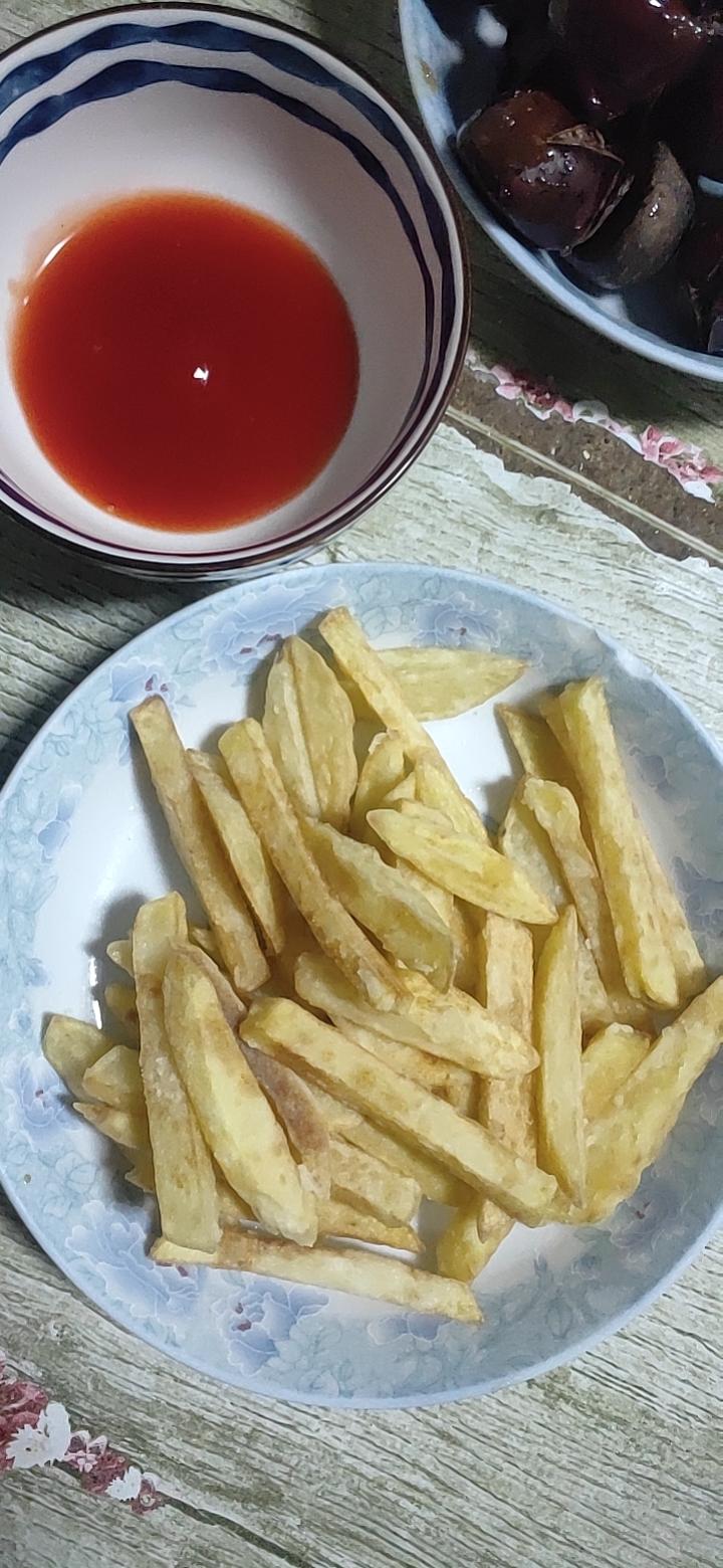 自制炸薯条🍟