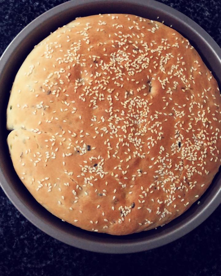 简易发面葱油饼（烤箱版）