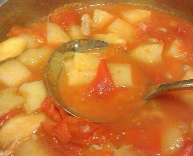 土豆番茄浓汤