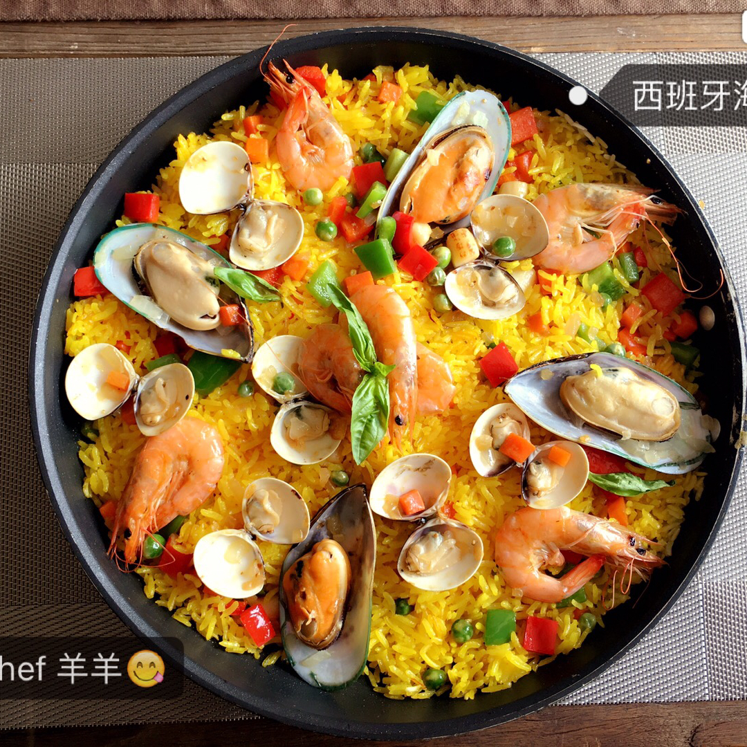 【曼食慢语】Seafood Paella 西班牙海鲜饭