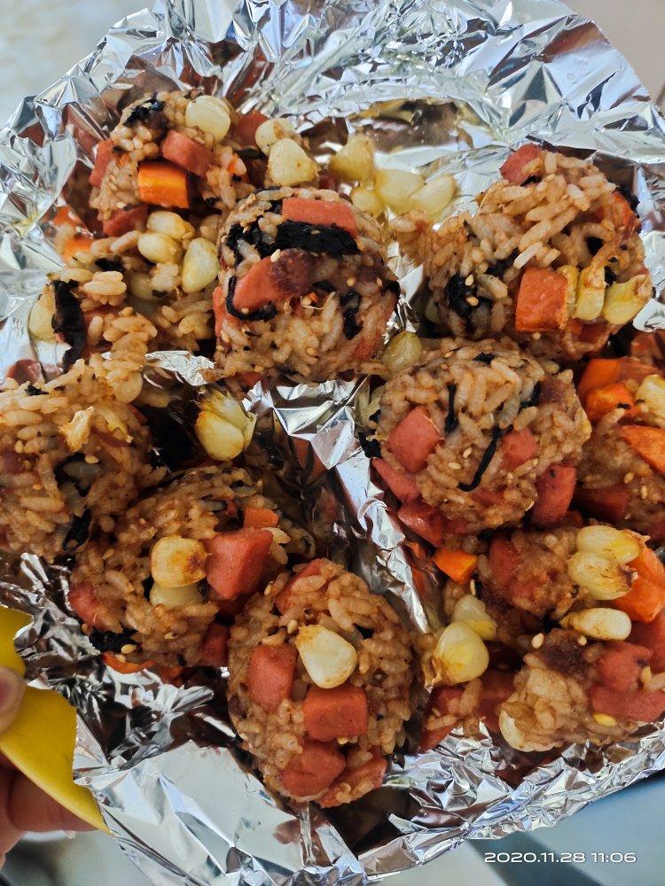 一口一个剩米饭神仙吃法日式烤饭团🍙