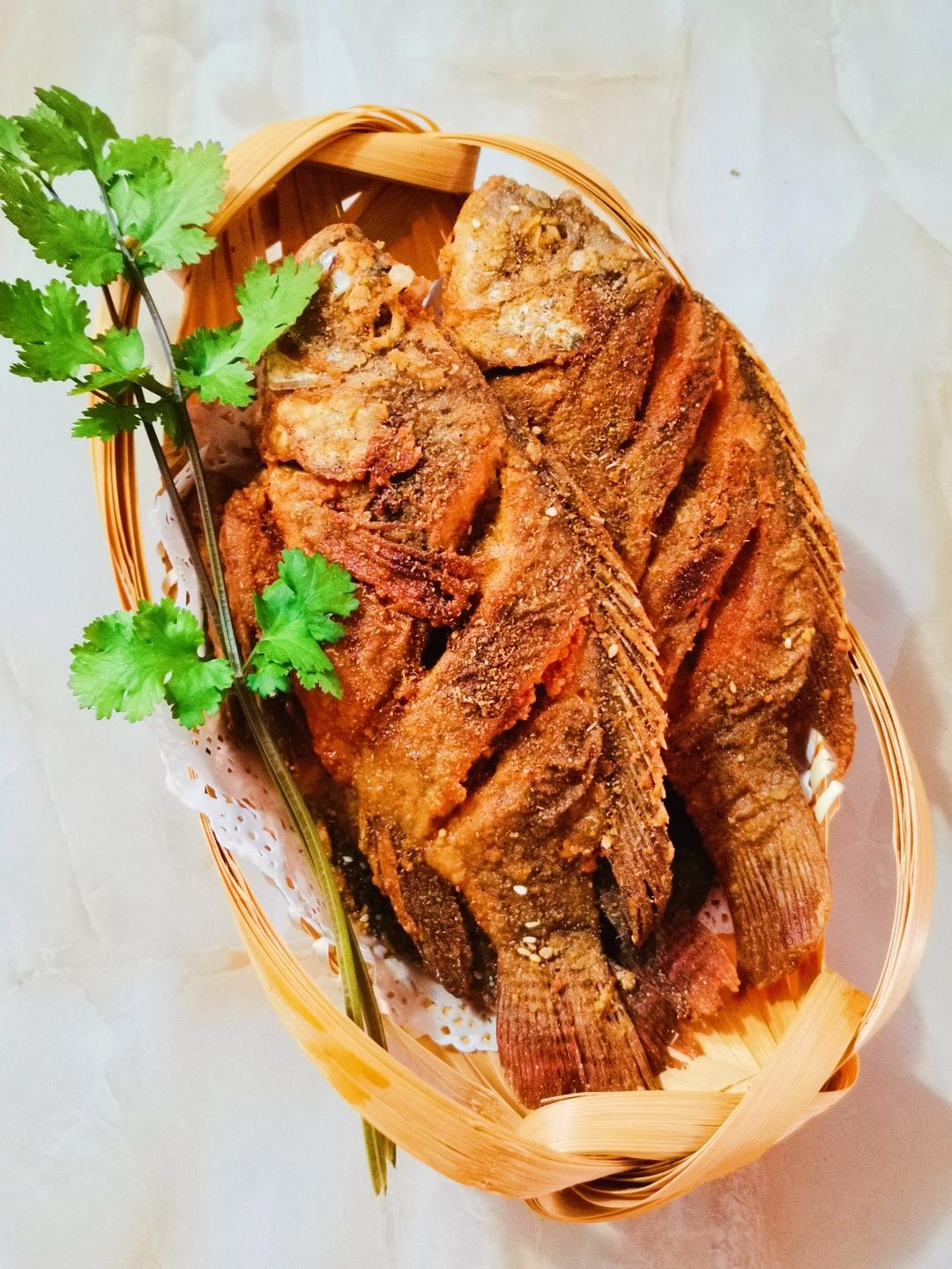 酥酥油炸罗非鱼