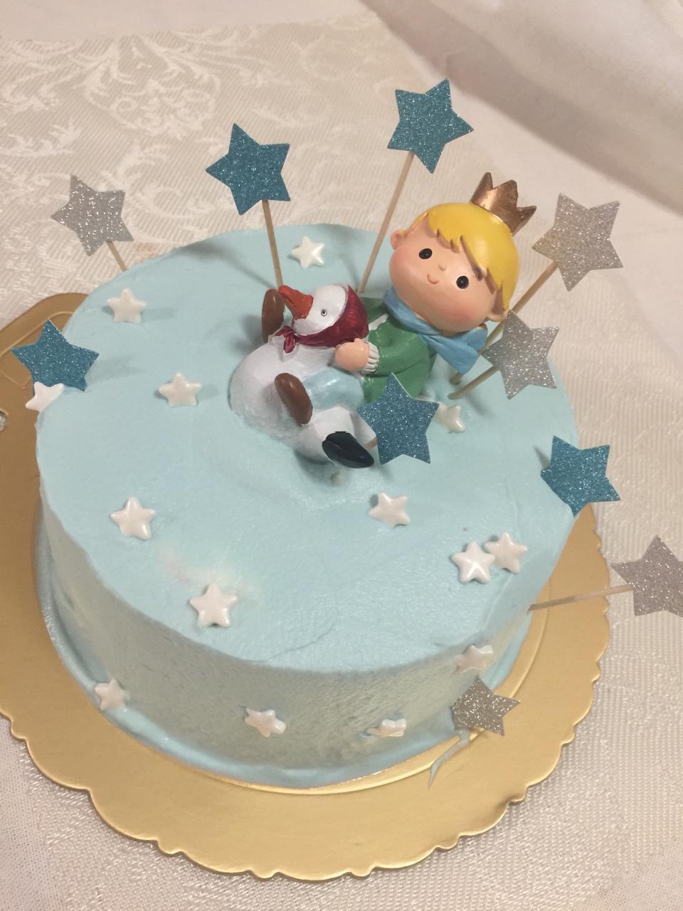 ss栗ss做的小王子主题生日蛋糕男宝宝生日蛋糕