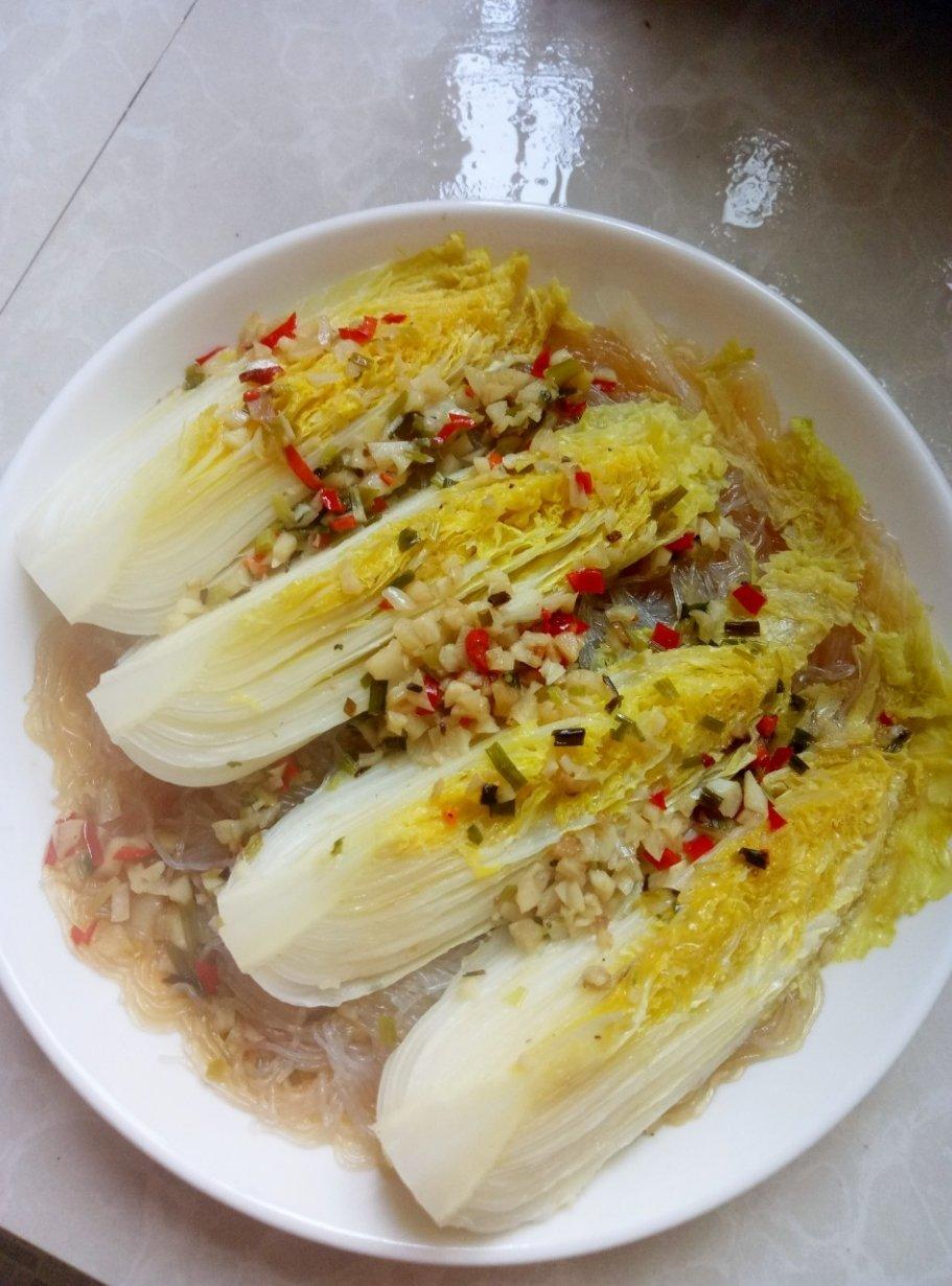 蒜蓉粉丝蒸娃娃菜