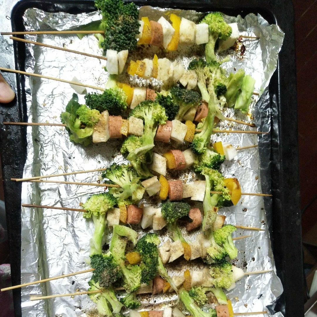 减脂必备‼️好吃不胖的黑椒时蔬烤素香肠｜弹性素食