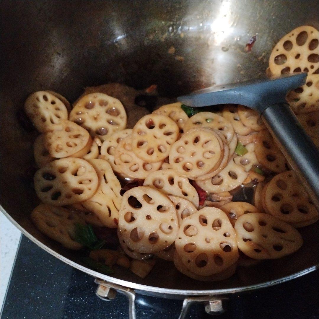 清炒藕片