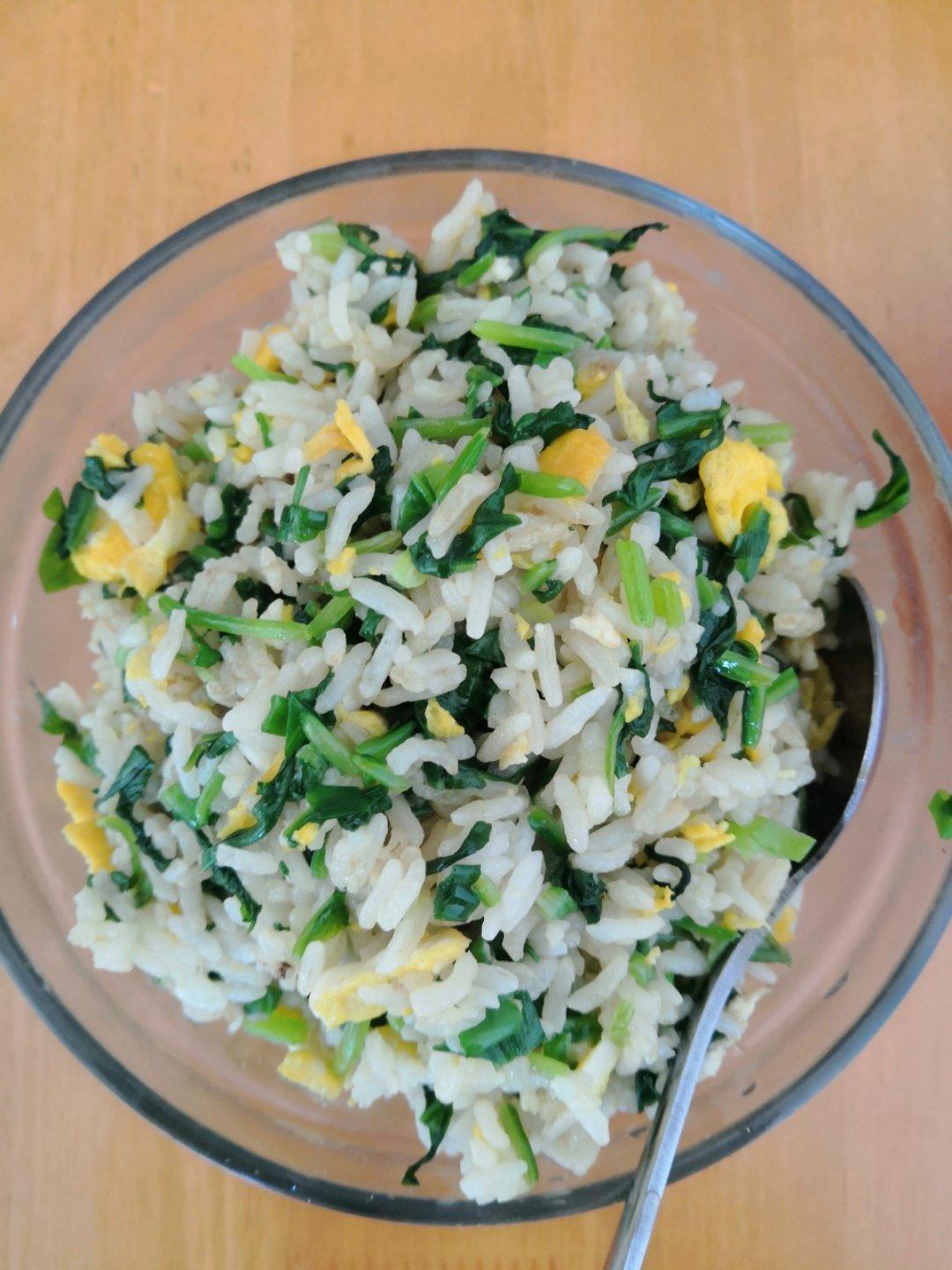 菠菜蛋炒饭