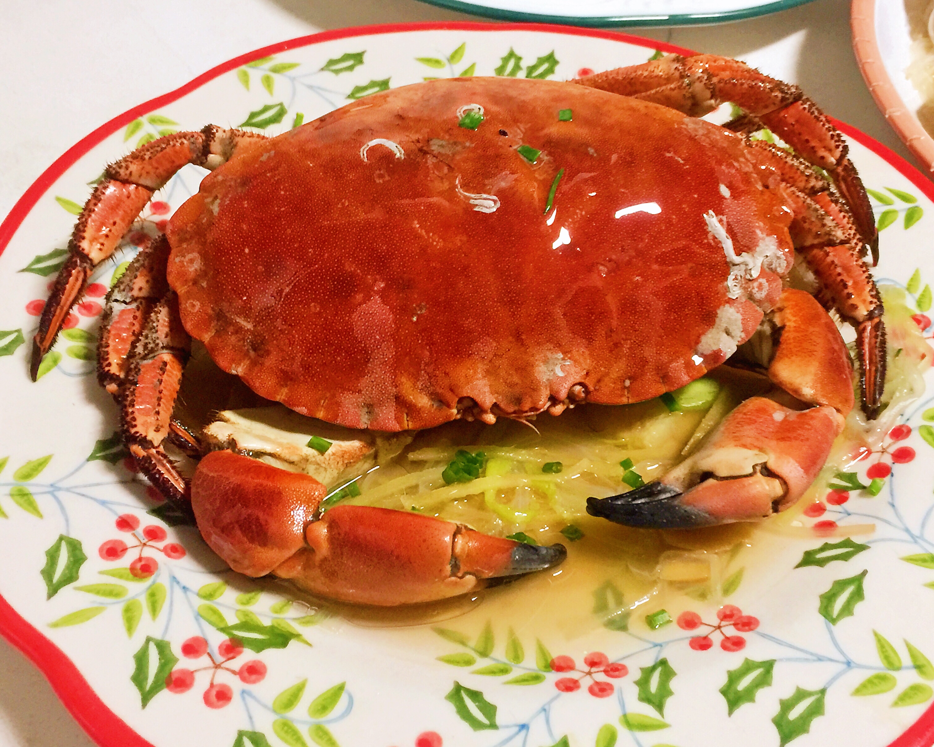 最美年夜饭—清蒸大面包蟹?️（红红火火过大年）