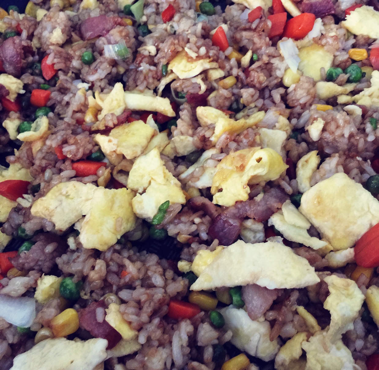腊味酱油炒饭