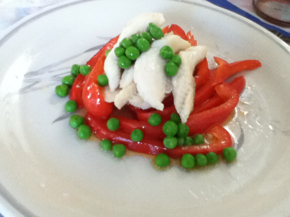 双椒豉油黑鱼片