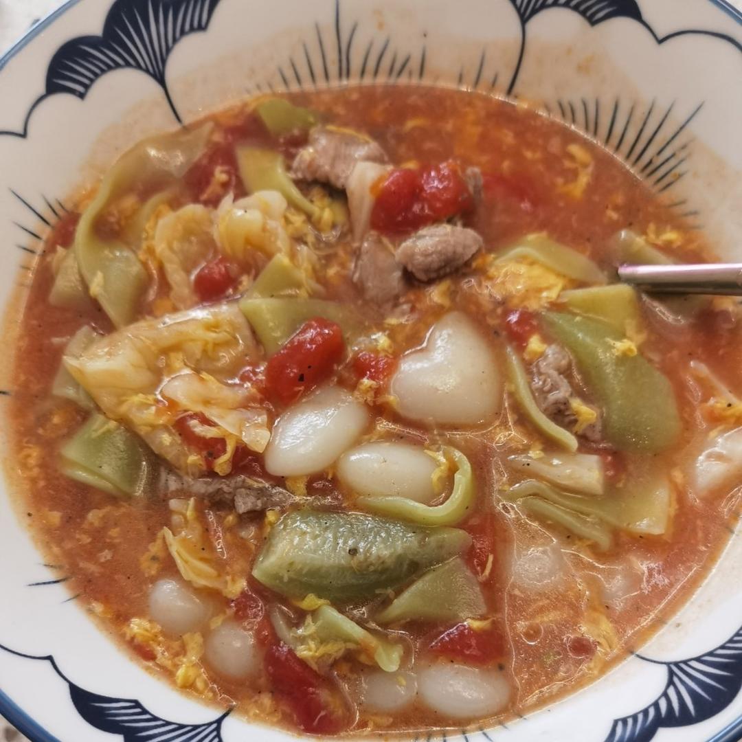 🍅开胃的番茄滑肉片汤