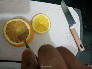 盐蒸橙子（自留）的做法 步骤2