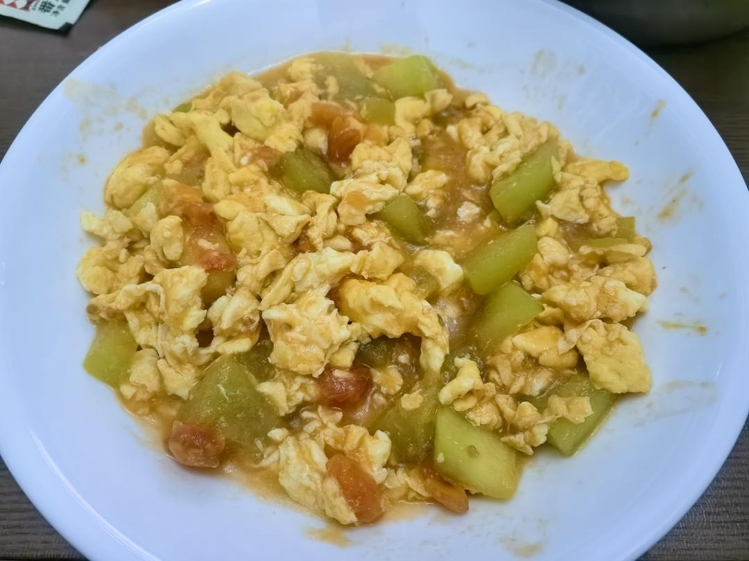 哈密瓜炒蛋