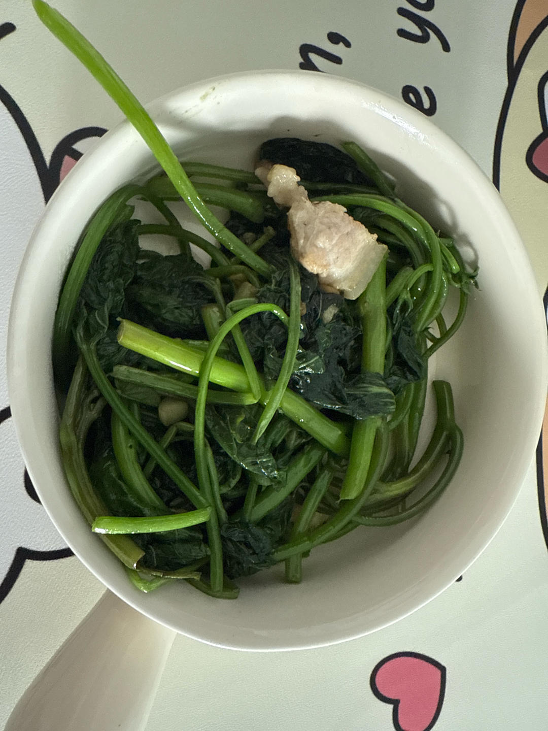 脆嫩好吃的清炒红薯叶，拿肉都不换！