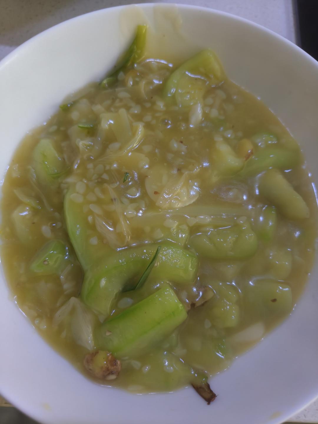 白油丝瓜