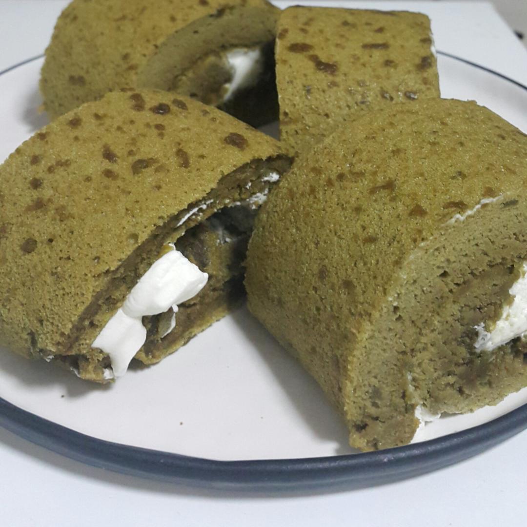 抹茶奶油卷