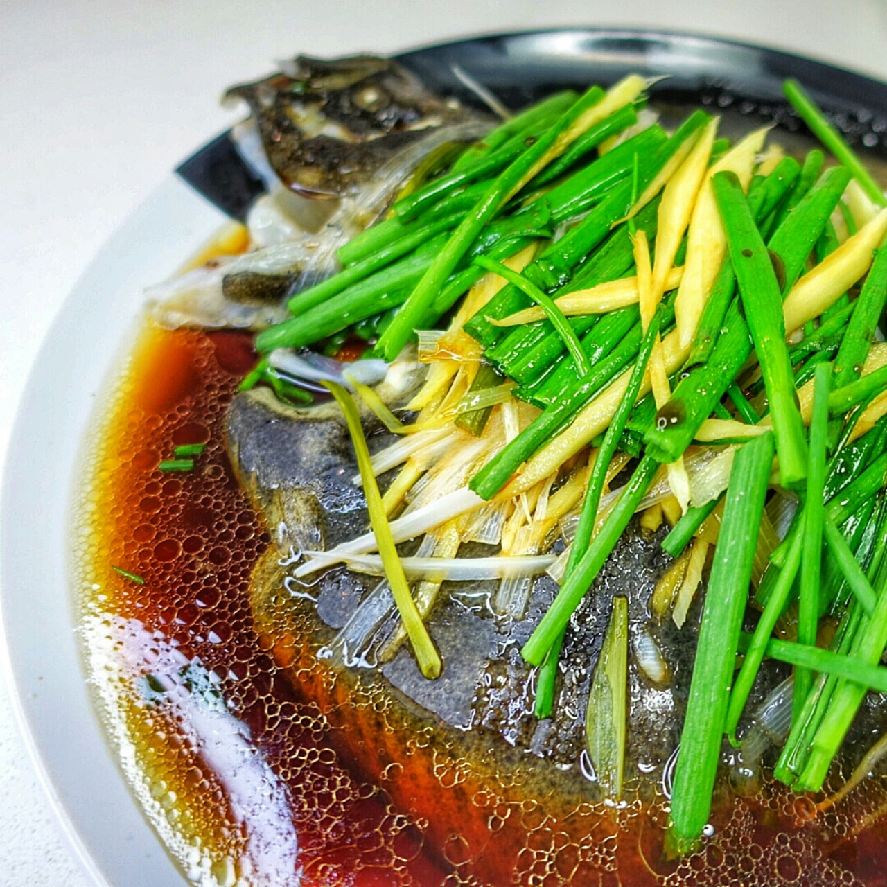 清蒸多宝鱼