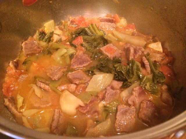 牛肉炖柿子