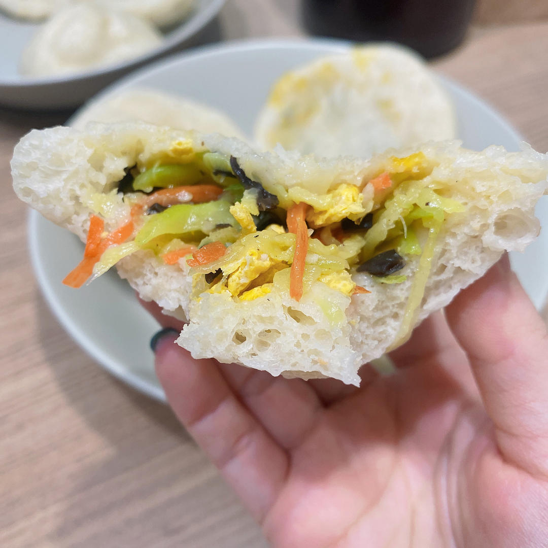 西葫芦鸡蛋包子