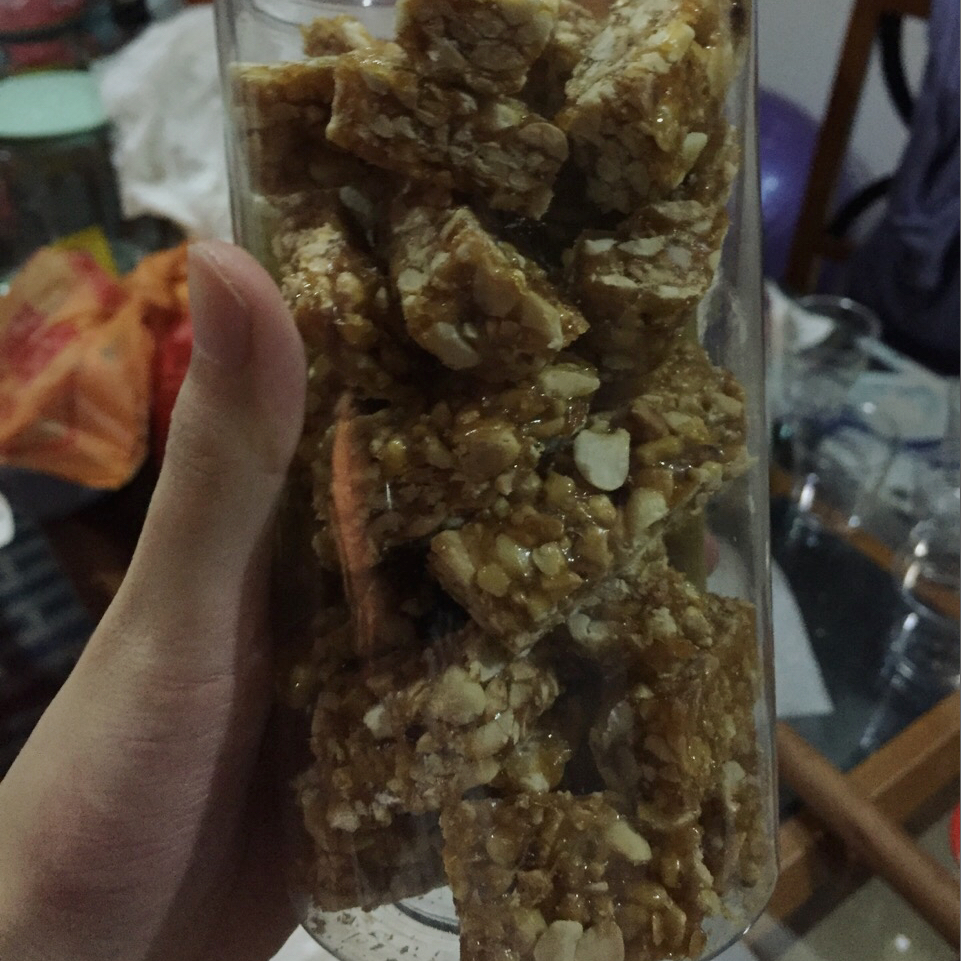 无水无油香脆花生糖