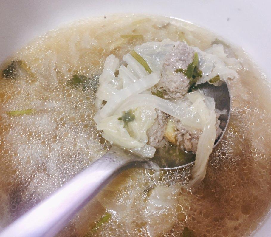 牛肉丸子粉丝汤