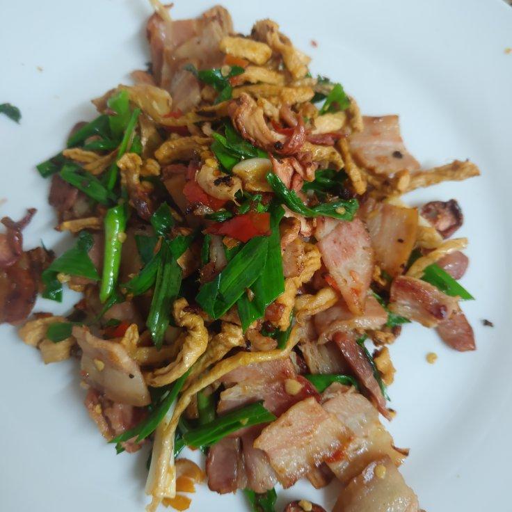 腊肉炒萝卜干
