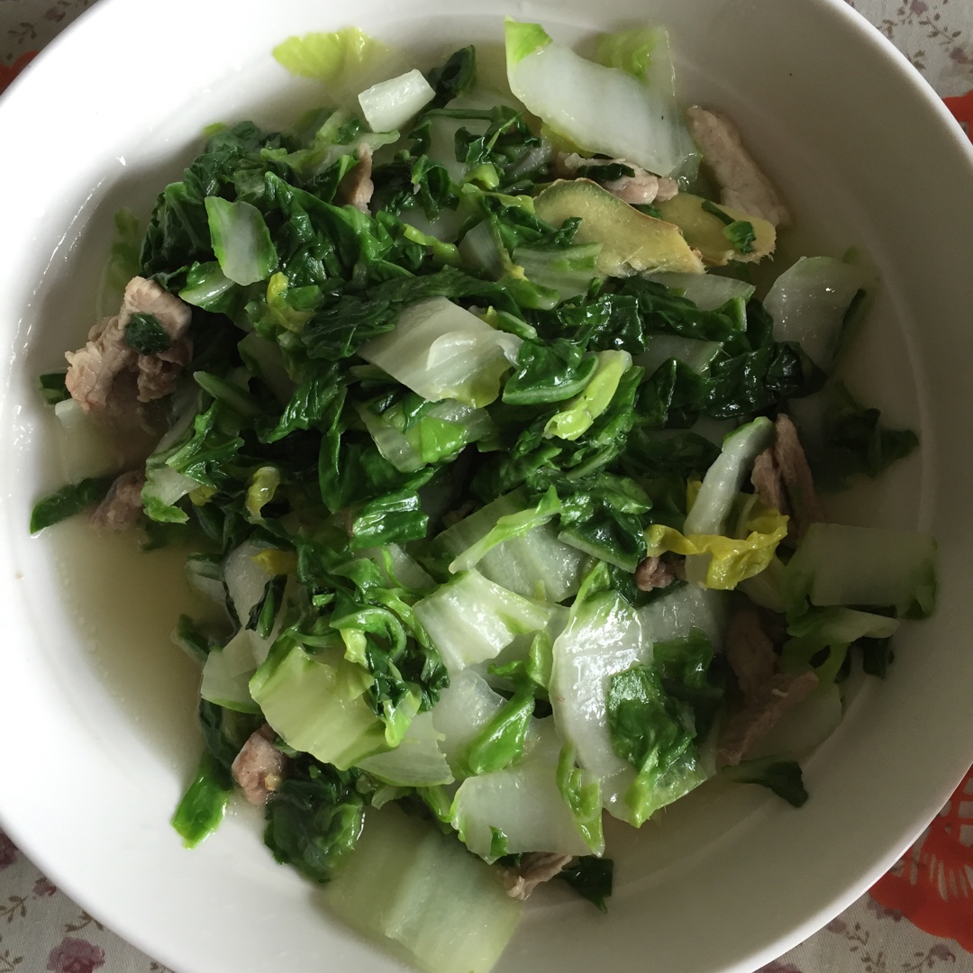 食物本身的味道—清炒白菜