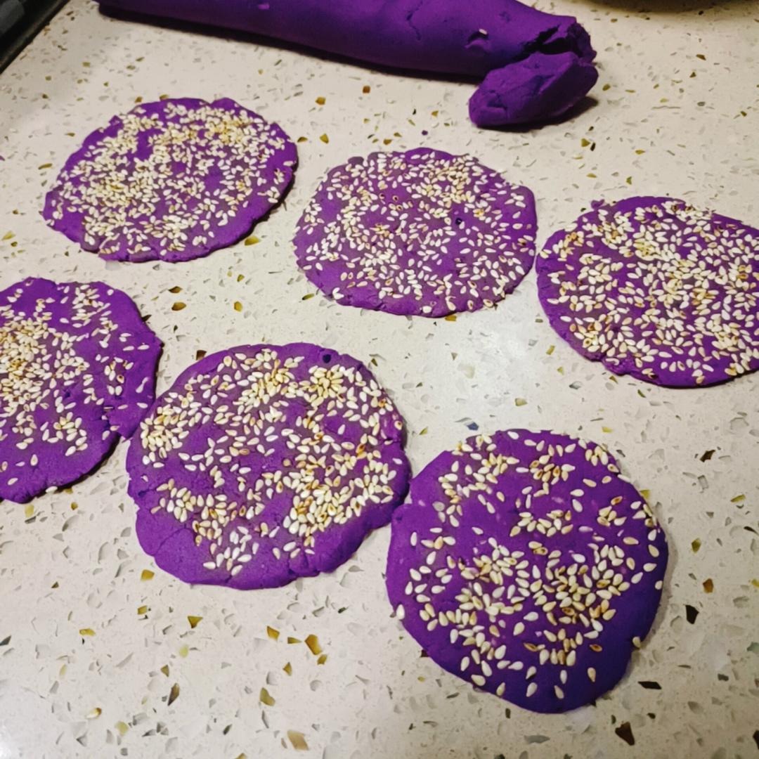 香糯紫薯饼