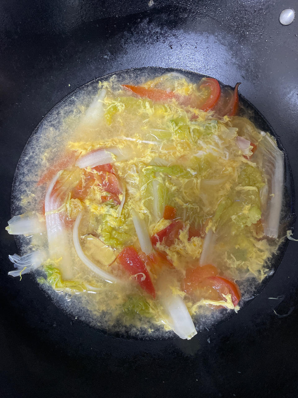 超快速 减脂 番茄鸡蛋汤  营养鲜甜又饱腹