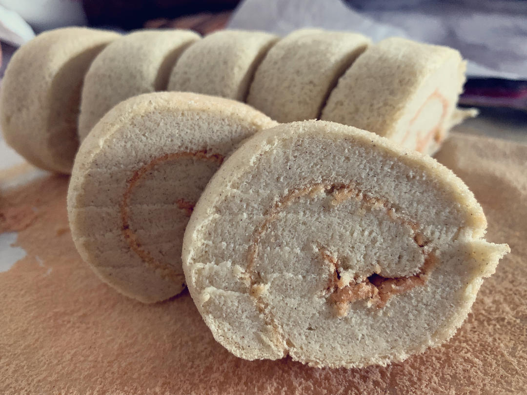 原味蛋糕卷㊙️不掉皮不开裂配方分享