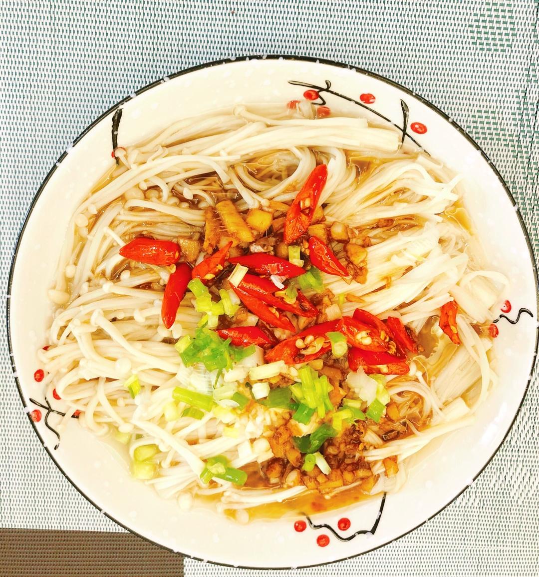 超简单蒸金针菇