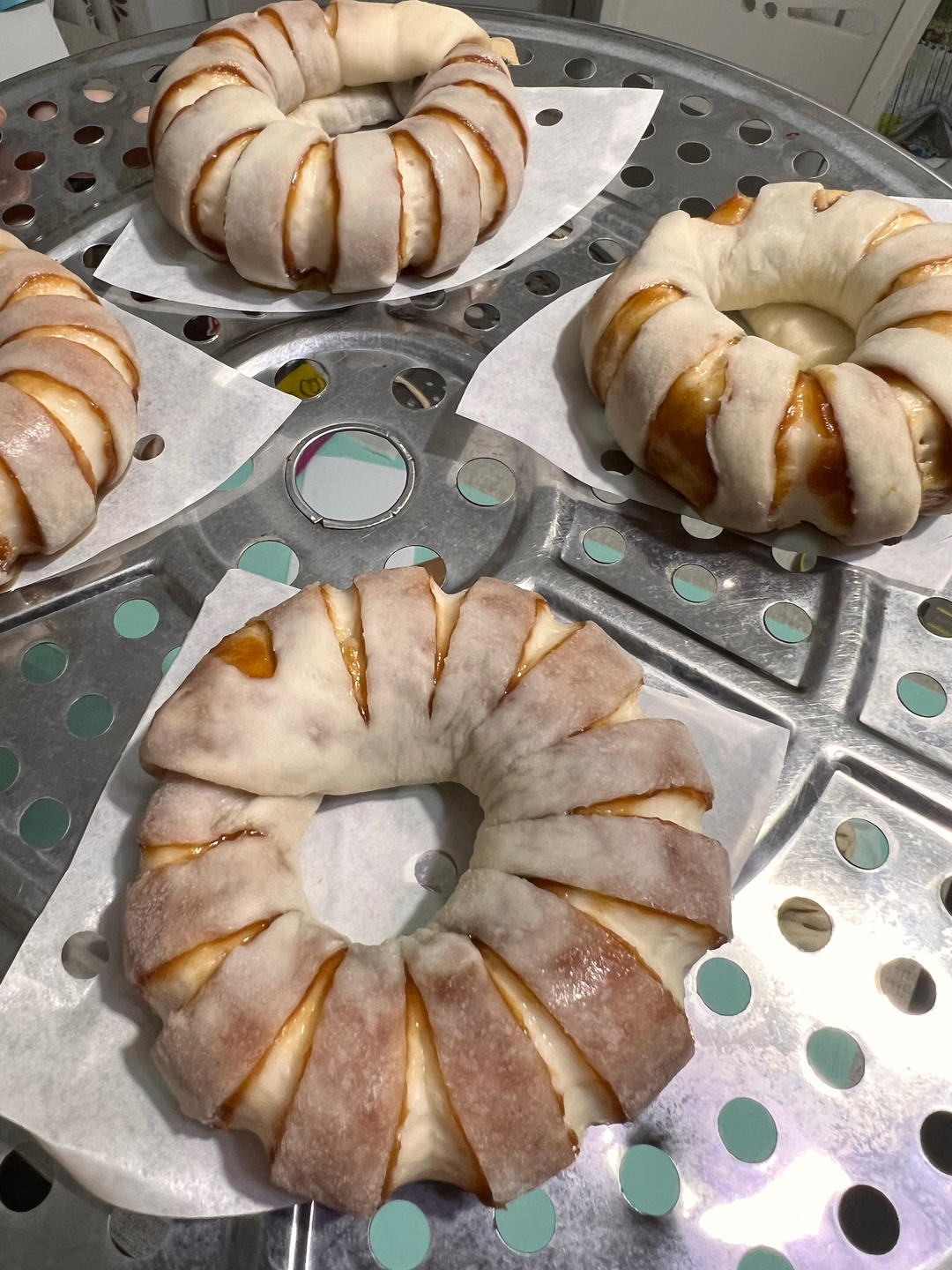 小灯笼豆沙卷 豆沙包 超治愈 一次醒发 附整形细节视频