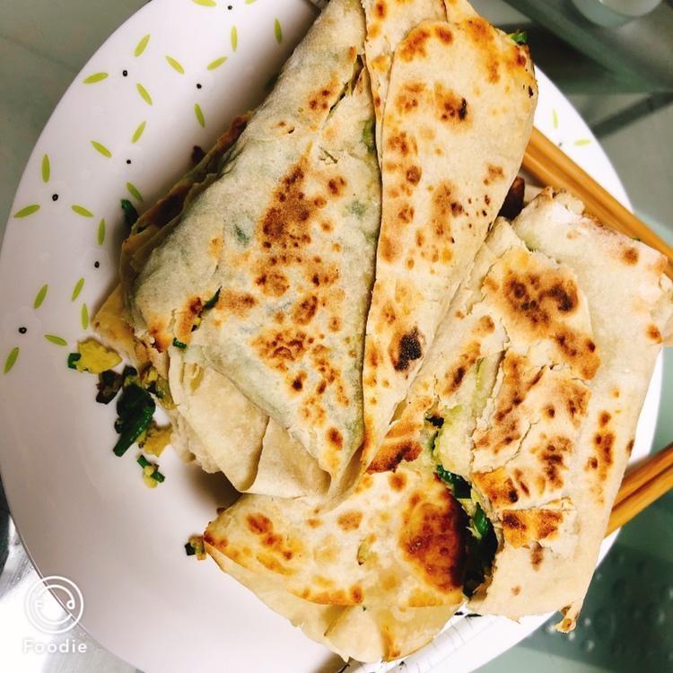 韭菜鸡蛋煎饼盒子