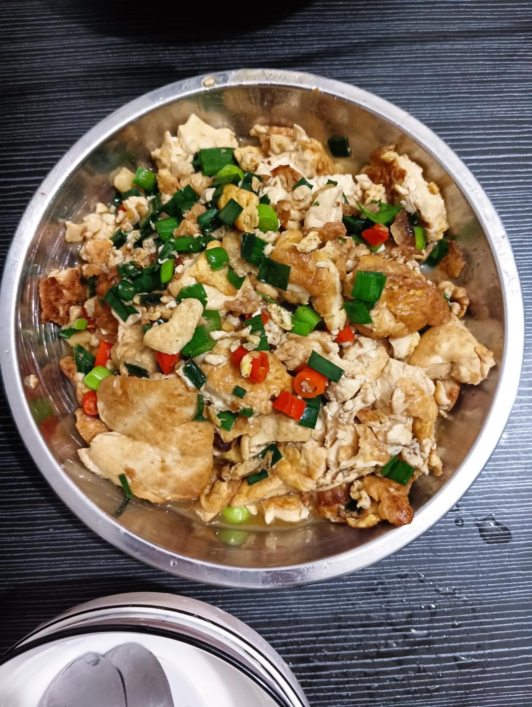 焖煎豆腐