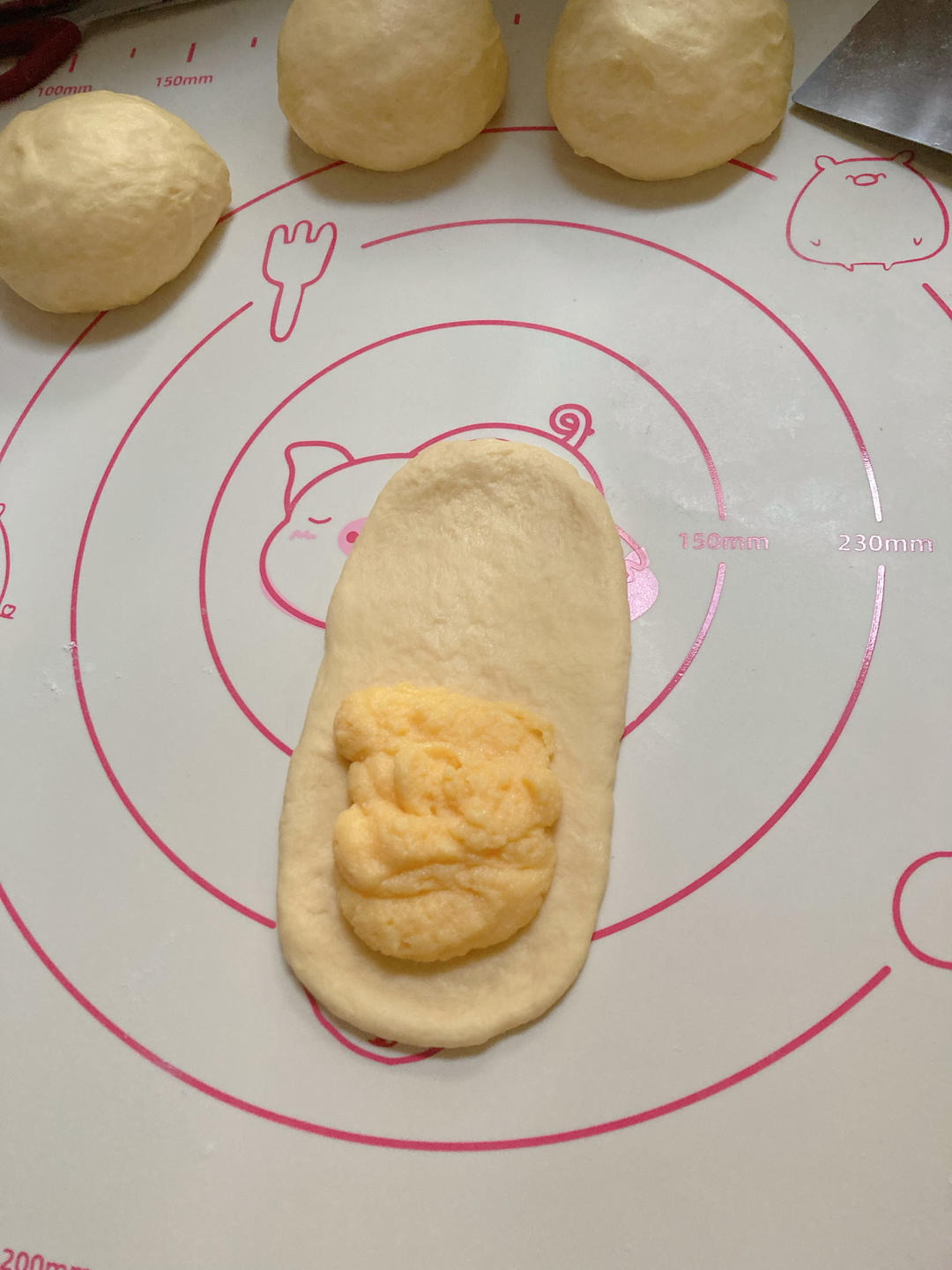 日式香草熊掌卡仕达面包|经典面包|香甜柔软|超可爱