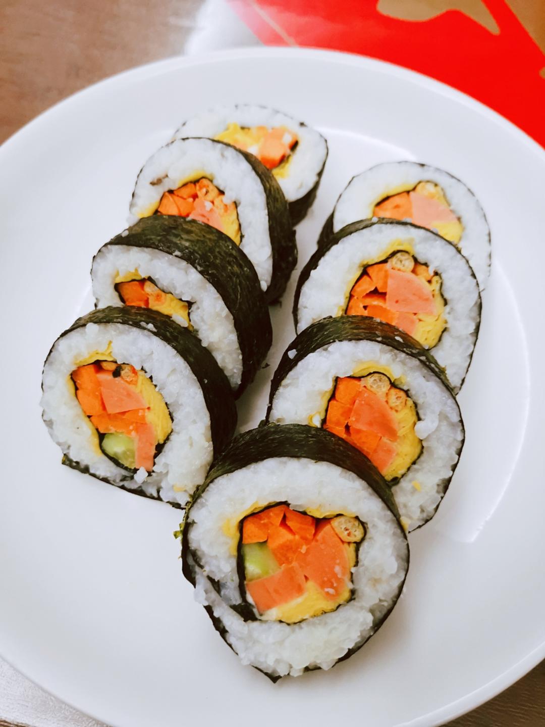高颜值的紫菜包饭