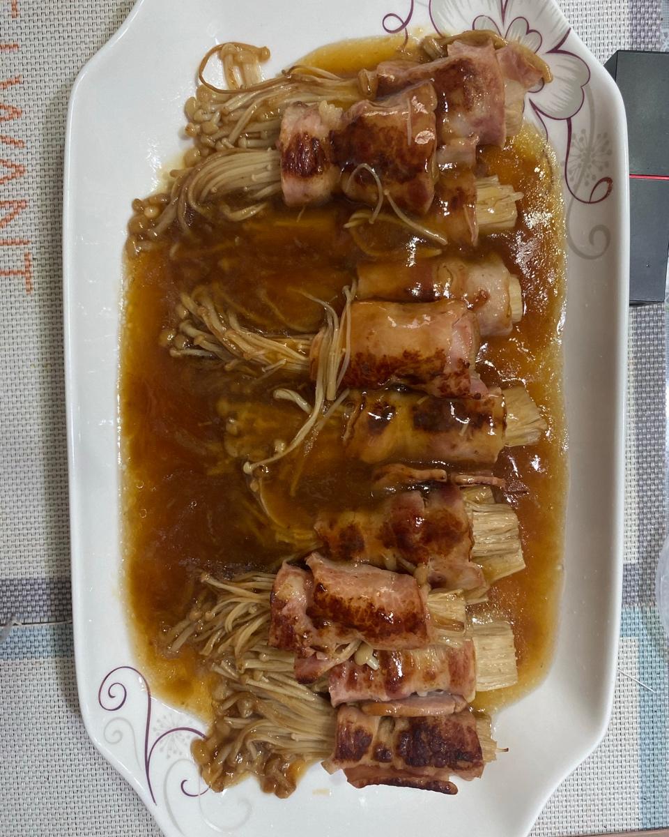 金针菇培根卷