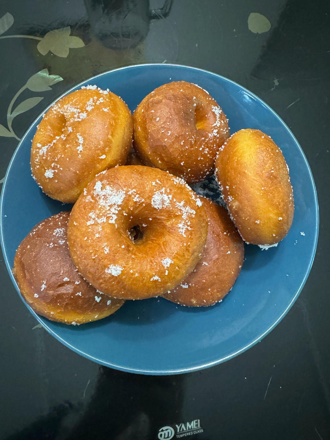 🍩超快手一小时低糖无需烤箱的甜甜圈（详细视频）
